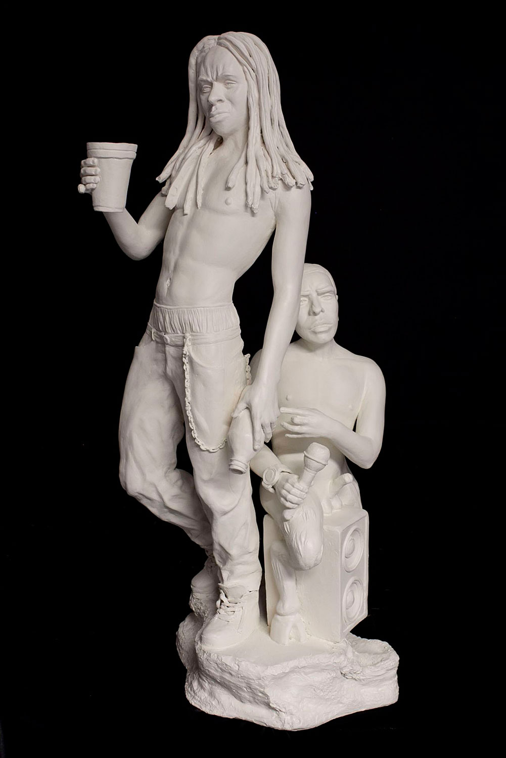 Sarah Hahn, Bacchus/L’il Wayne, 2011. Ceramic, 48x22x20 in.