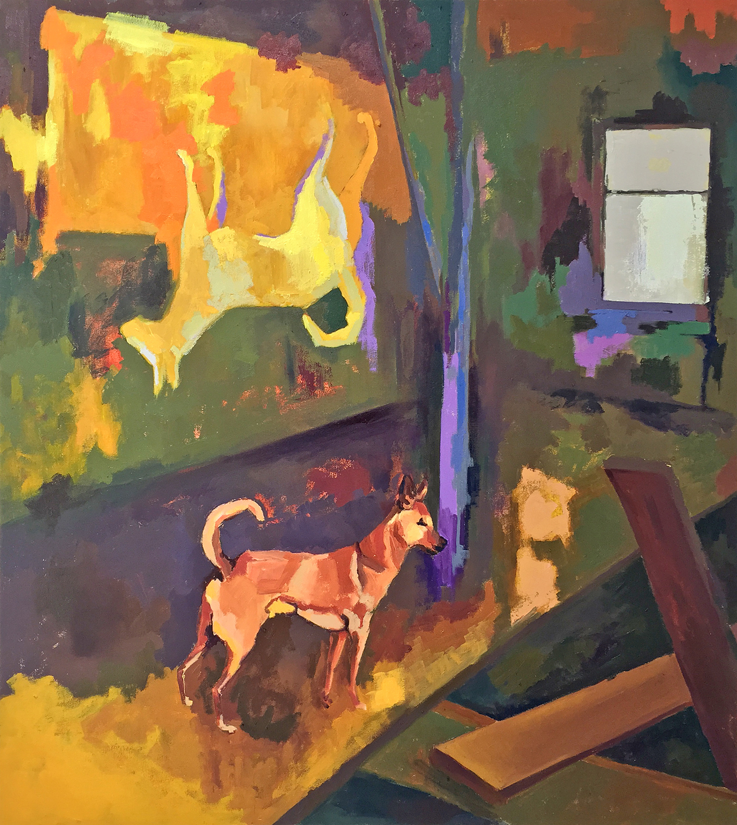 Diane Williams, Cognizance, 2015. Oil on canvas, 40 x 45 in.