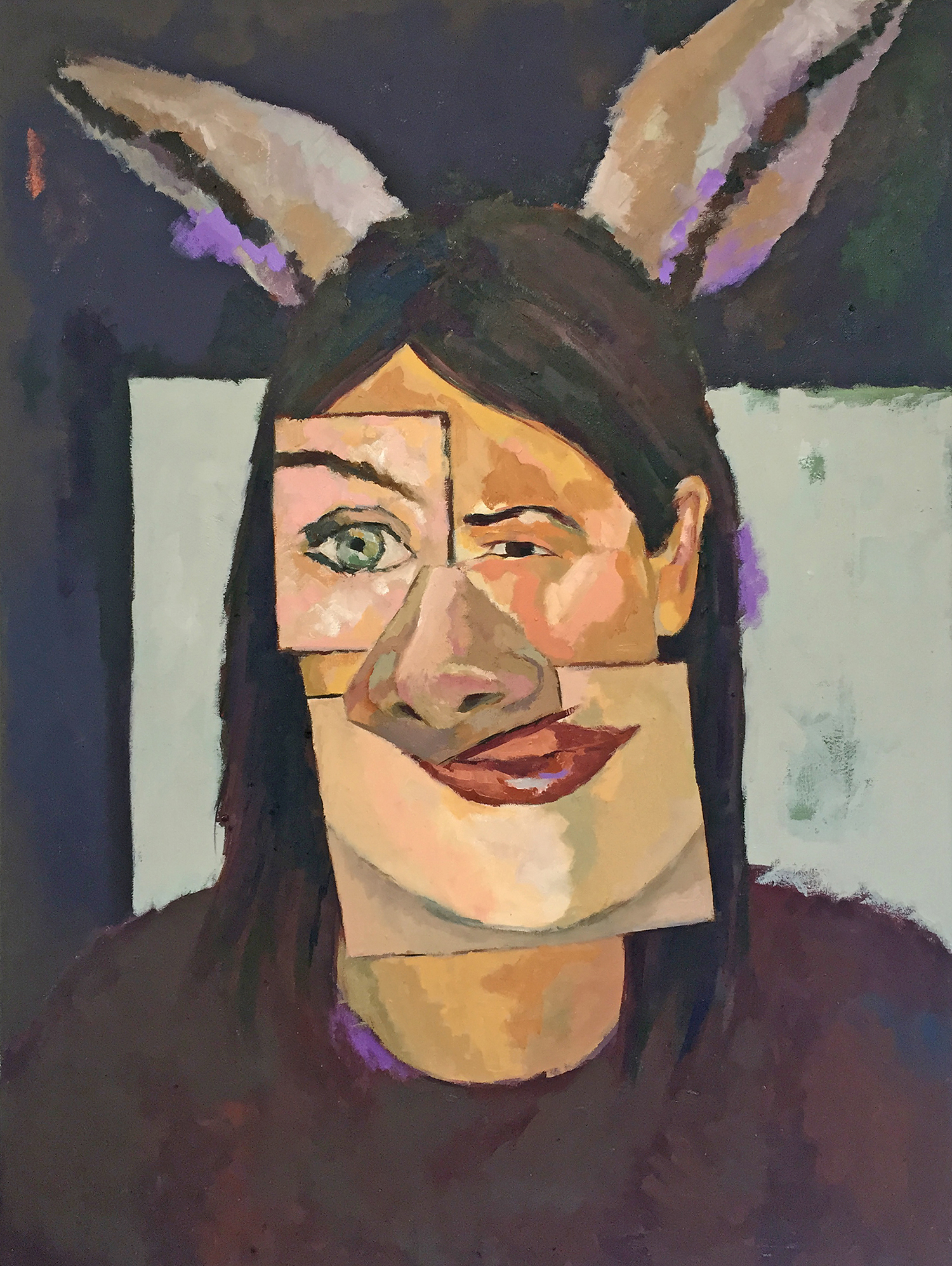 Diane Williams, Guise, 2015. Oil on canvas, 30 x 40 in.