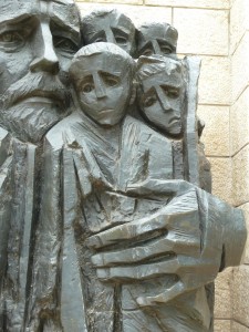 Janus Korczak Children's Memorial-closeup