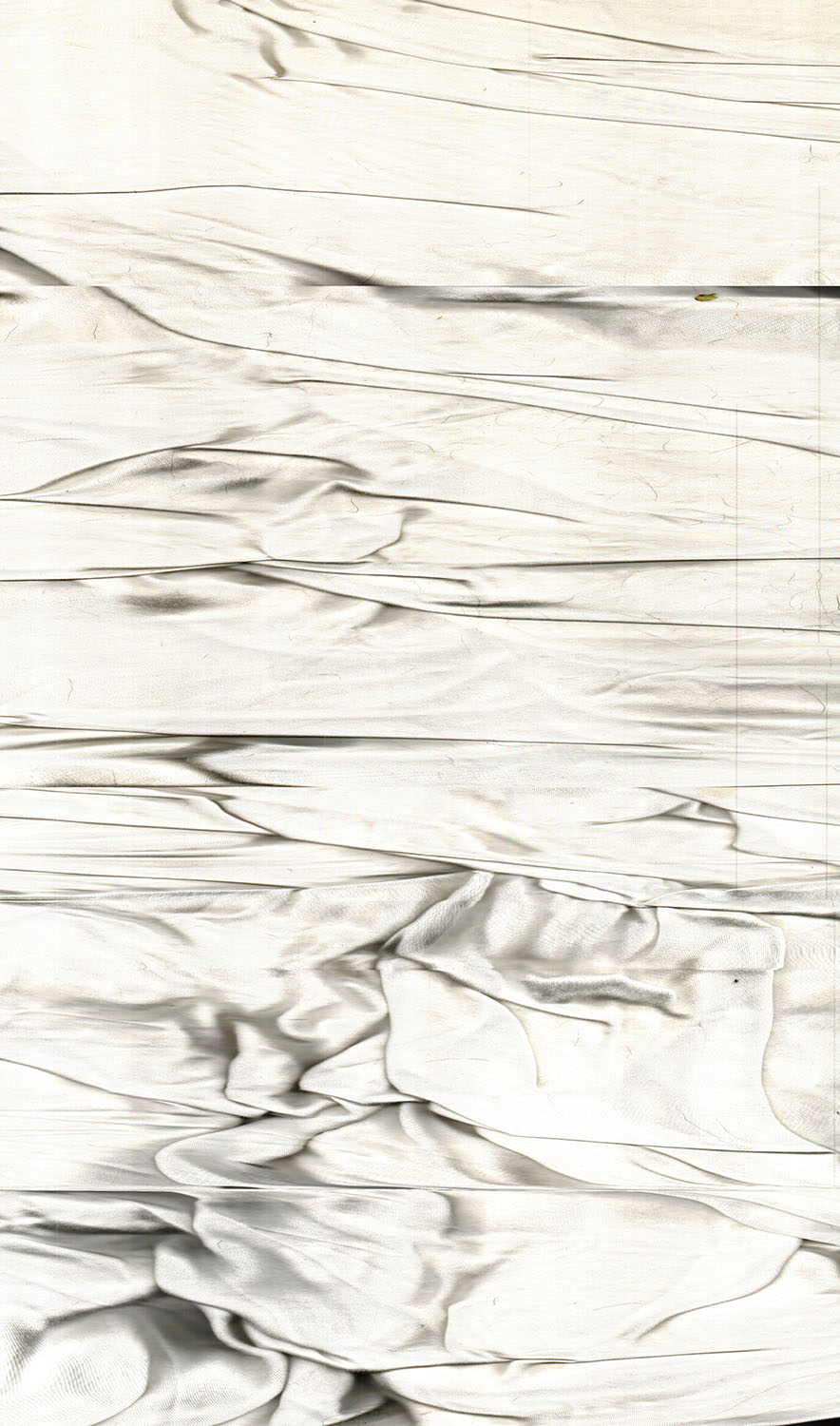 Candace Jahn, Broke Down Frames, 2015. Archival Digital Print, Waxed Linen Thread, 54.5 x 32 in.