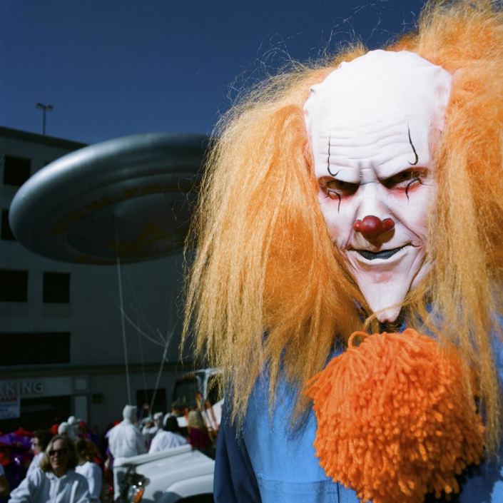 Bob DeBris, Just another Clown from Pasadena, 2007. Ultrachrome pigmented print, 15x15.