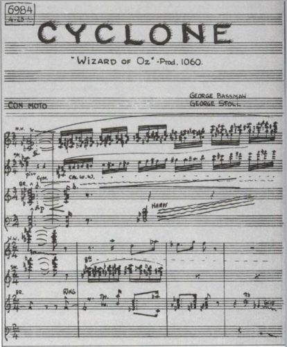 “Cyclone.” Original score by George Bassman & George Stoll, 1939.