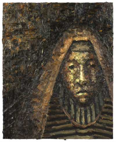 James Deeb, The Copper Empress, 2015, oil on board, 19x16 in