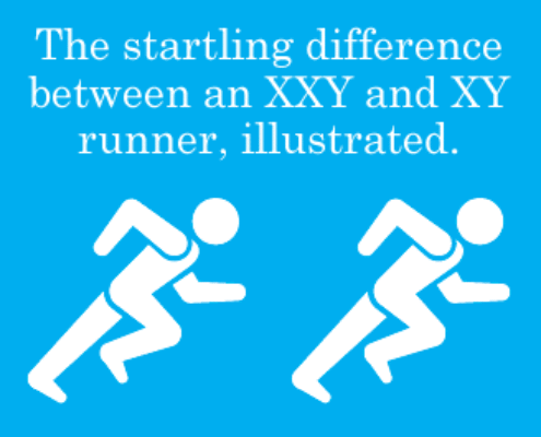 The startling difference between XXY and XY runners