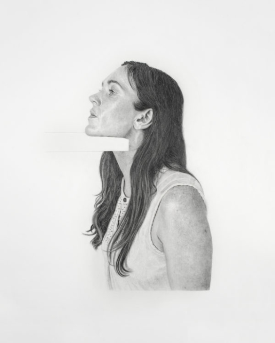 Katie Evans, Shelf, 2018, Graphite, 18" x 23"