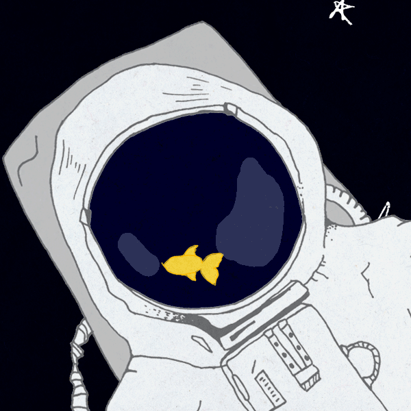 Magdalene Kennedy, Astronaut, 2019, Digital Gif, 600 x 600 pixels