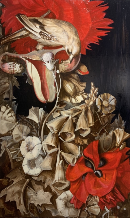 Aleksandra Suvorova, Genesis, 2019, Oil on Canvas, 160 x 100 cm
