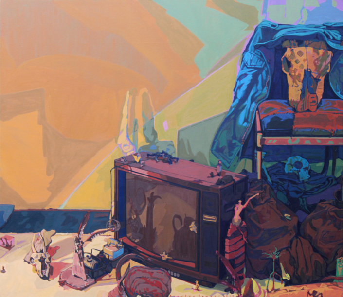Rabbit In Your Headlights, 2015, Oil On Canvas, 130 cm x 150 cm