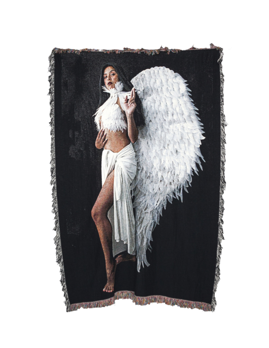 Santa Gabriela, 2019, 100% Cotton Photographic Tapestry, 60”x80”