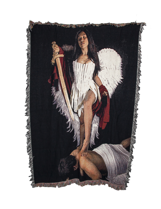 Santa Miguela, 2018, 100% Cotton Photographic Tapestry, 60”x80”