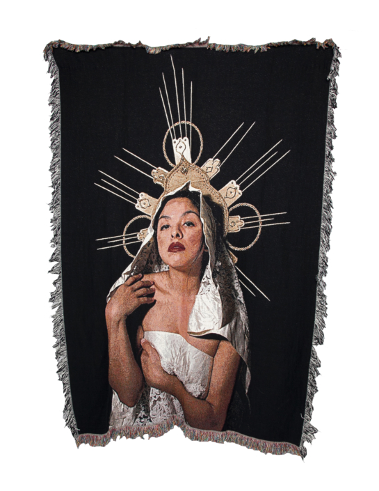 Santísima Trinidad, 2018, 100% Cotton Photographic Tapestry, 60”x80”