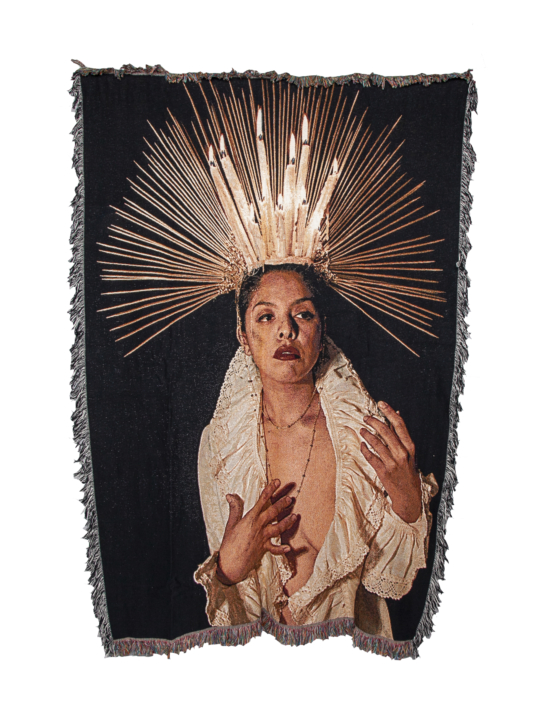 Santa Catherine De Siena, 2018, 100% Cotton Photographic Tapestry, 60”x80”a