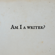 "Am I a Writer?" text